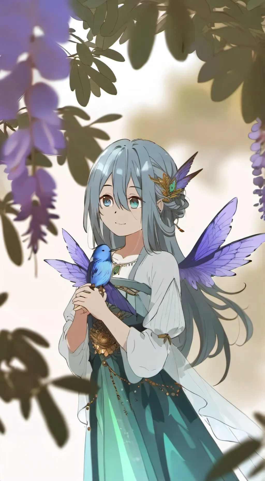 ai character: Zélia  background
