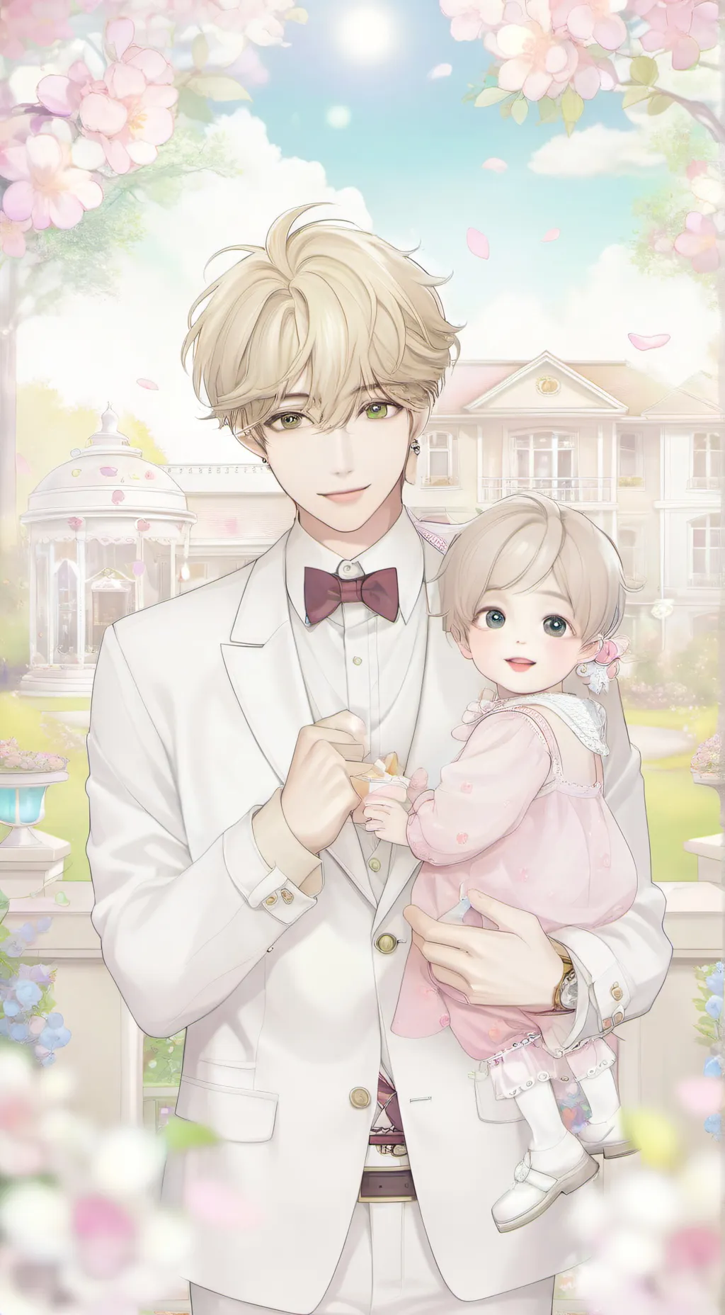 ai character: Iris forest background