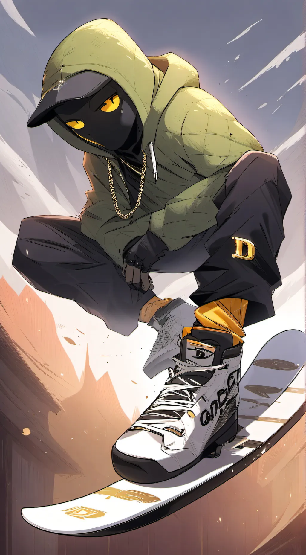 ai character: Lil D background