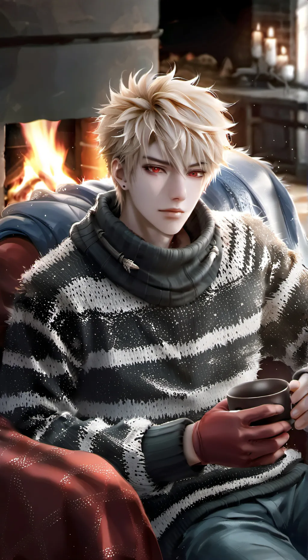 ai character: ¡MHA Cold Day! background