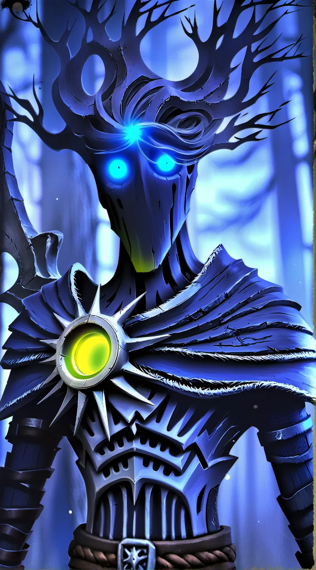 ai character: Древо background