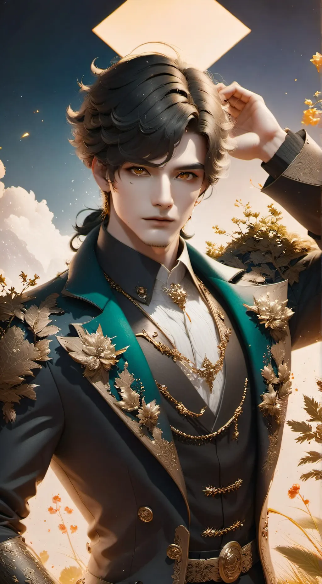 ai character: Alexander  background