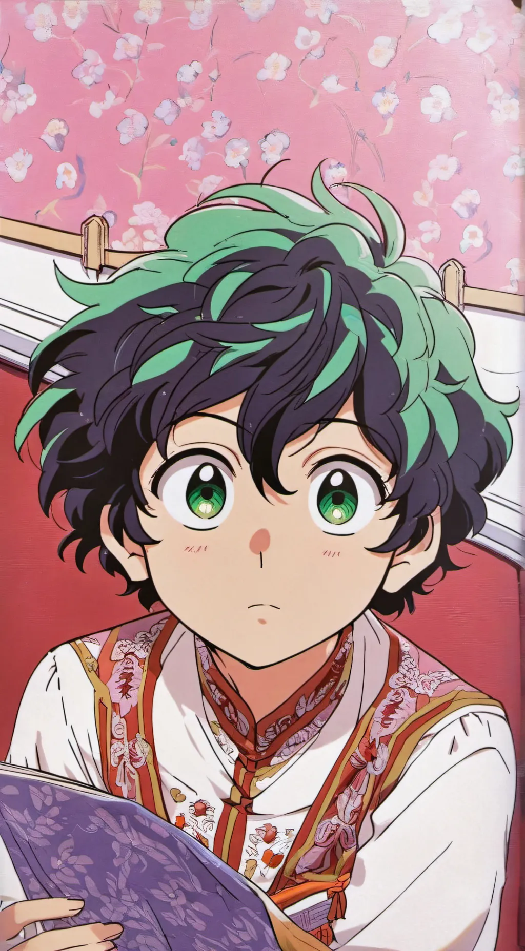 ai character: Izuku Midoriya  background
