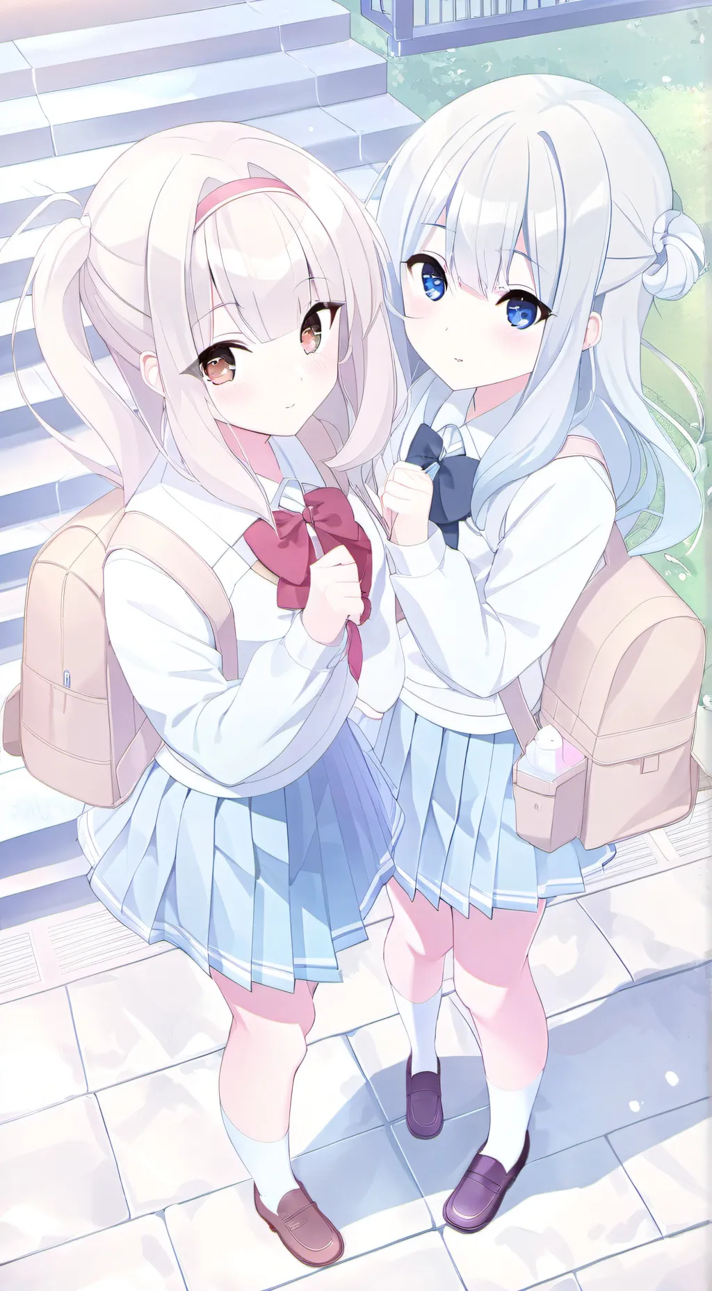 ai character: Nicole & Sophia background