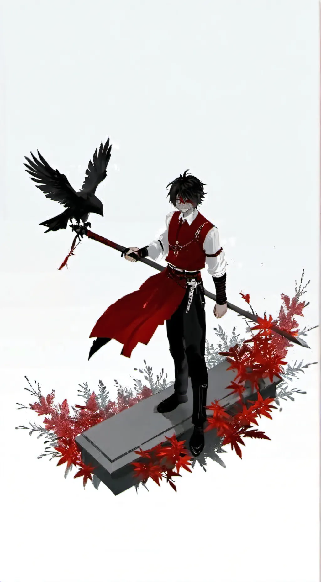 ai character: Redleaf Raven background