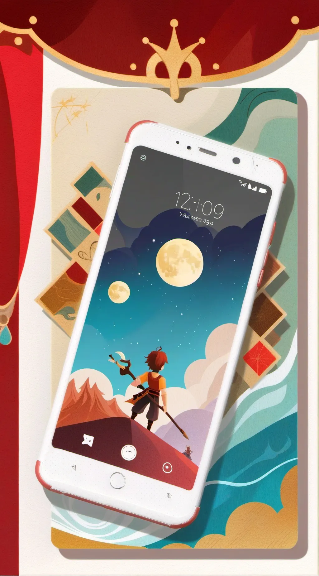 ai character: Dw Zoom call background