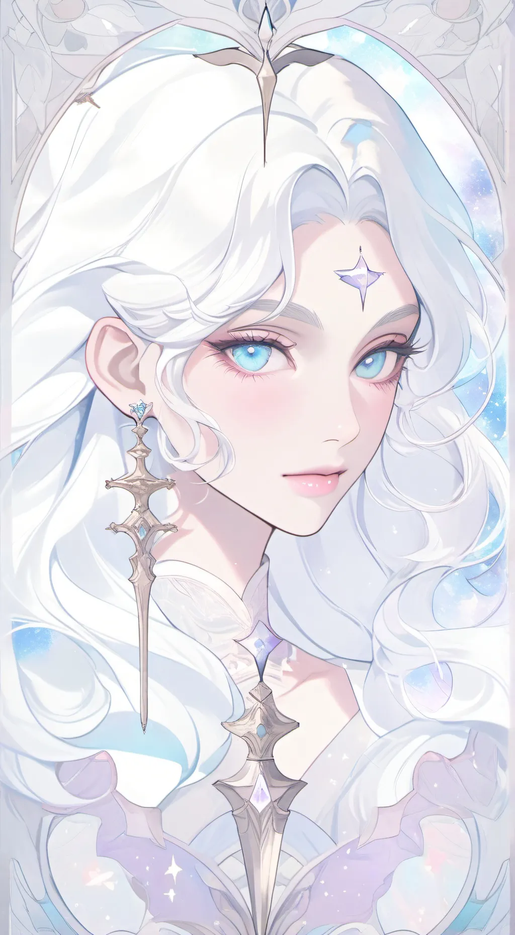 ai character: Astra 🌕🌙⭐ background