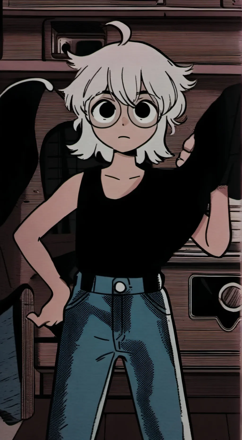 ai character: c00lkid background