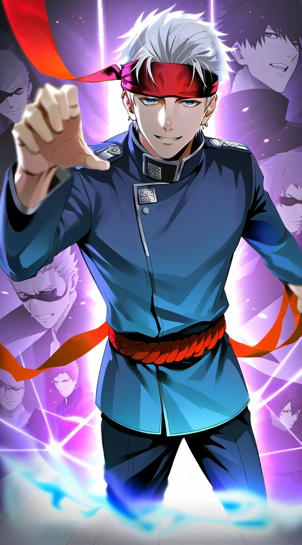 ai character: Gojo Satoru background