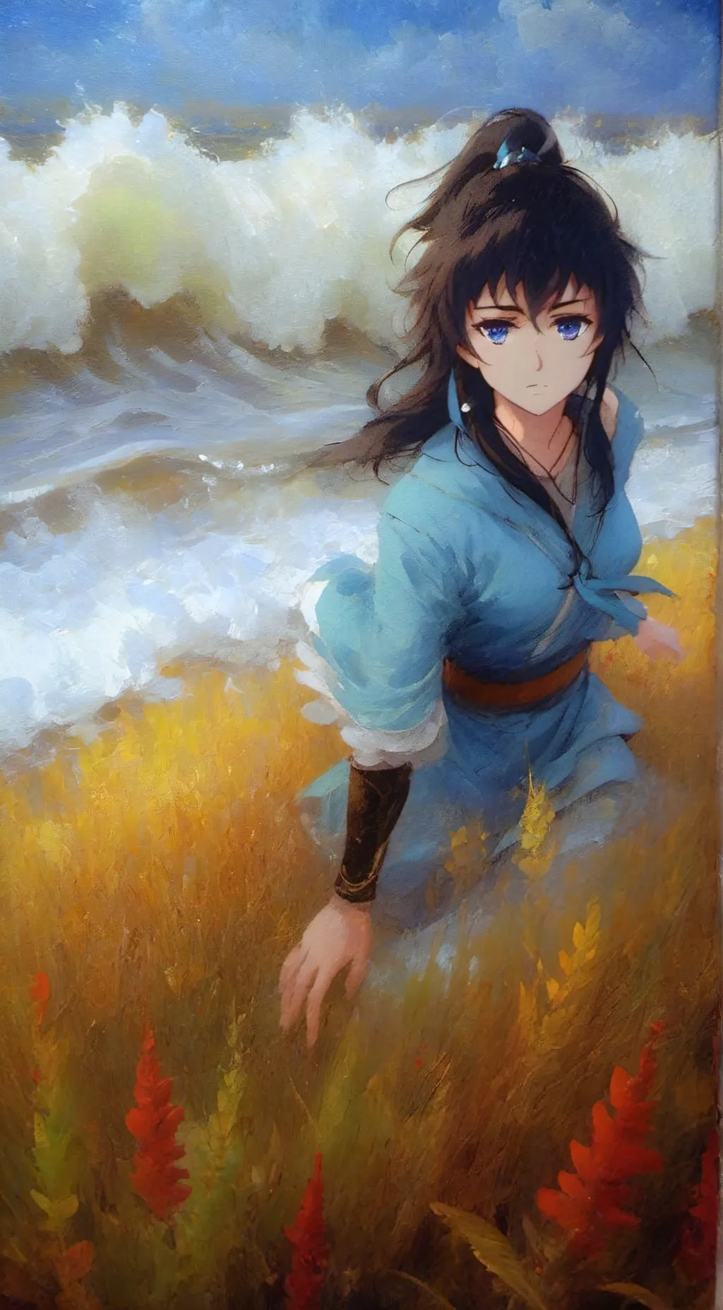 ai character: Muichiro Tokito  background