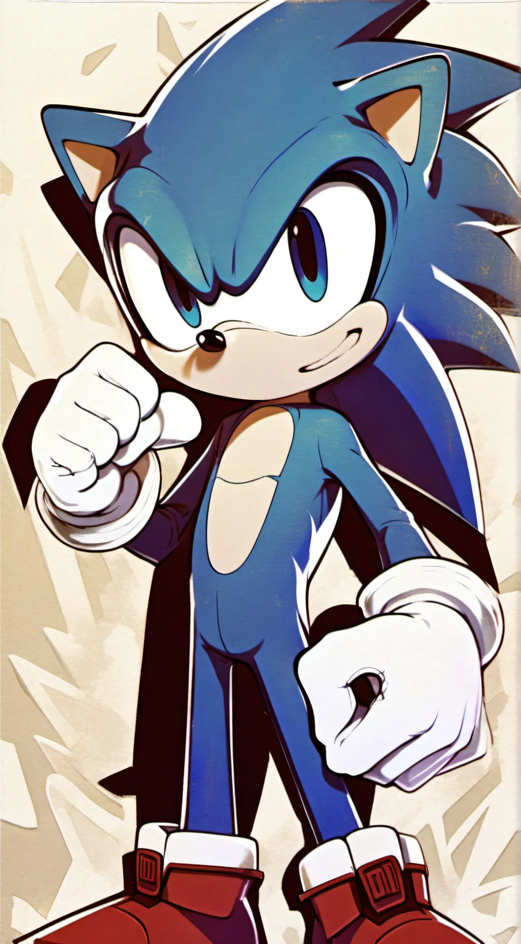 ai character: Sonic background