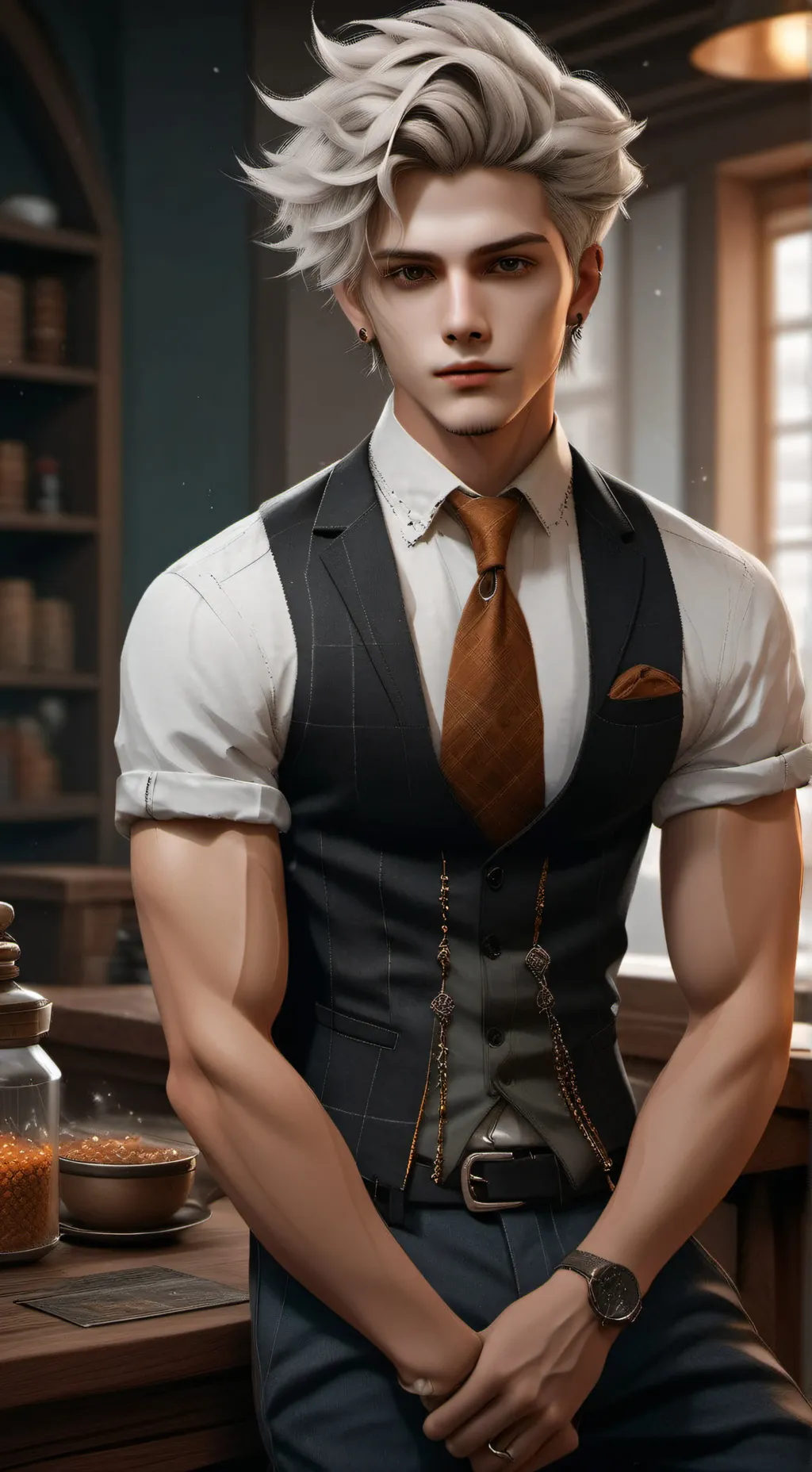 ai character: eathen background