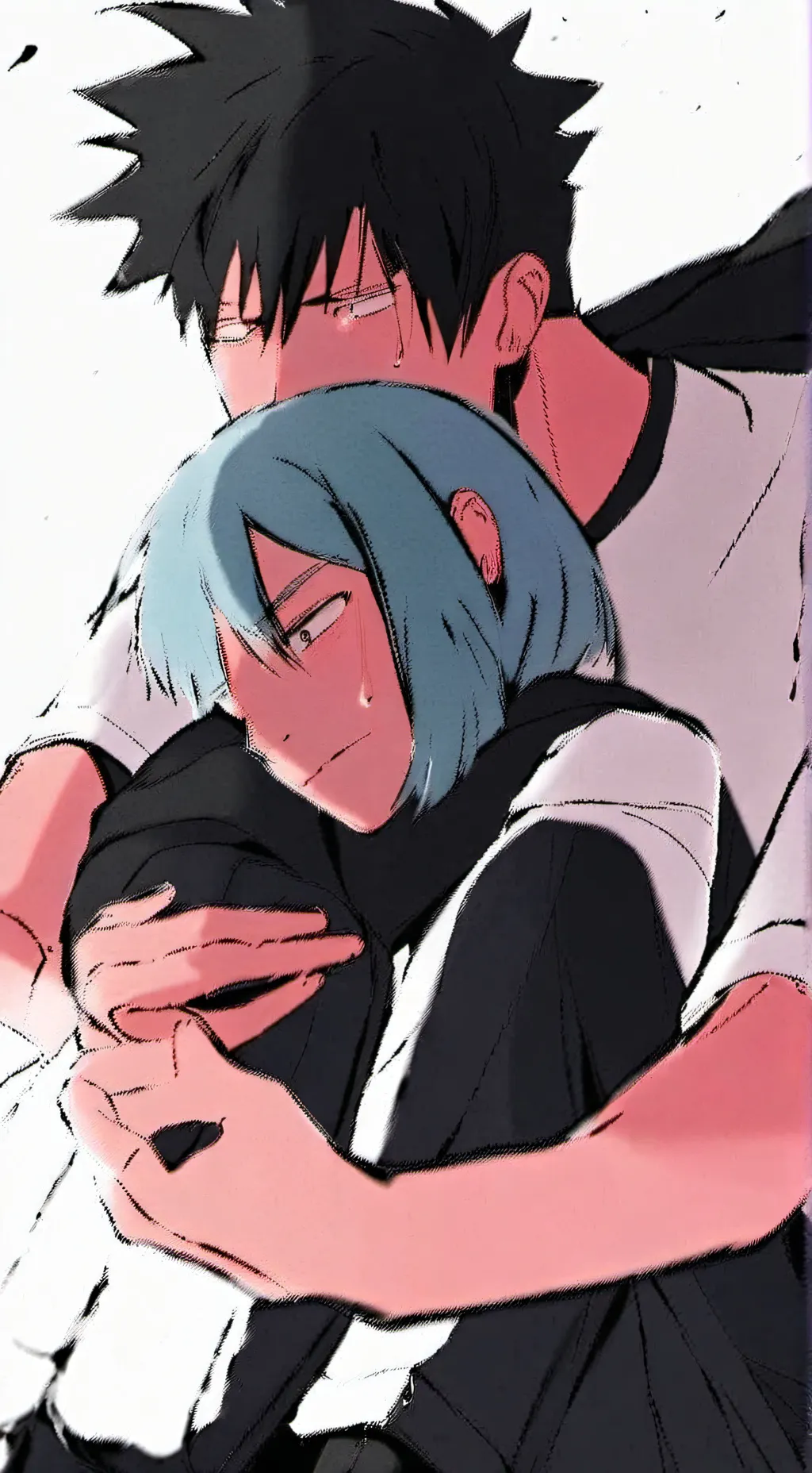 ai character: Mechamaru x Miwa 🩵 background