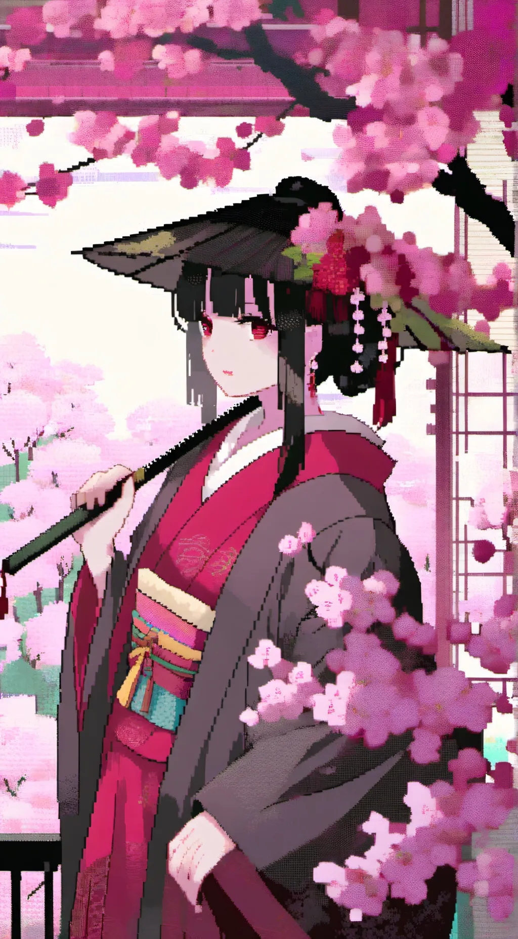 ai character: tanjiro  background