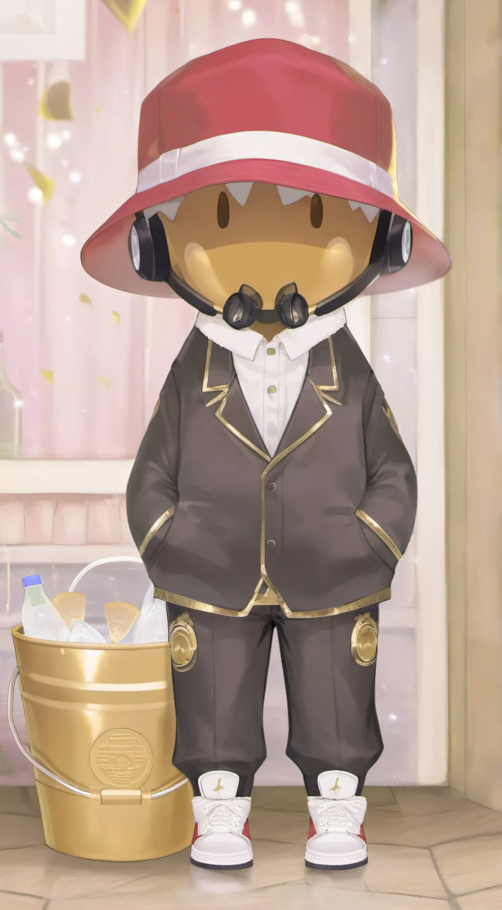 ai character: Sparkzzey background