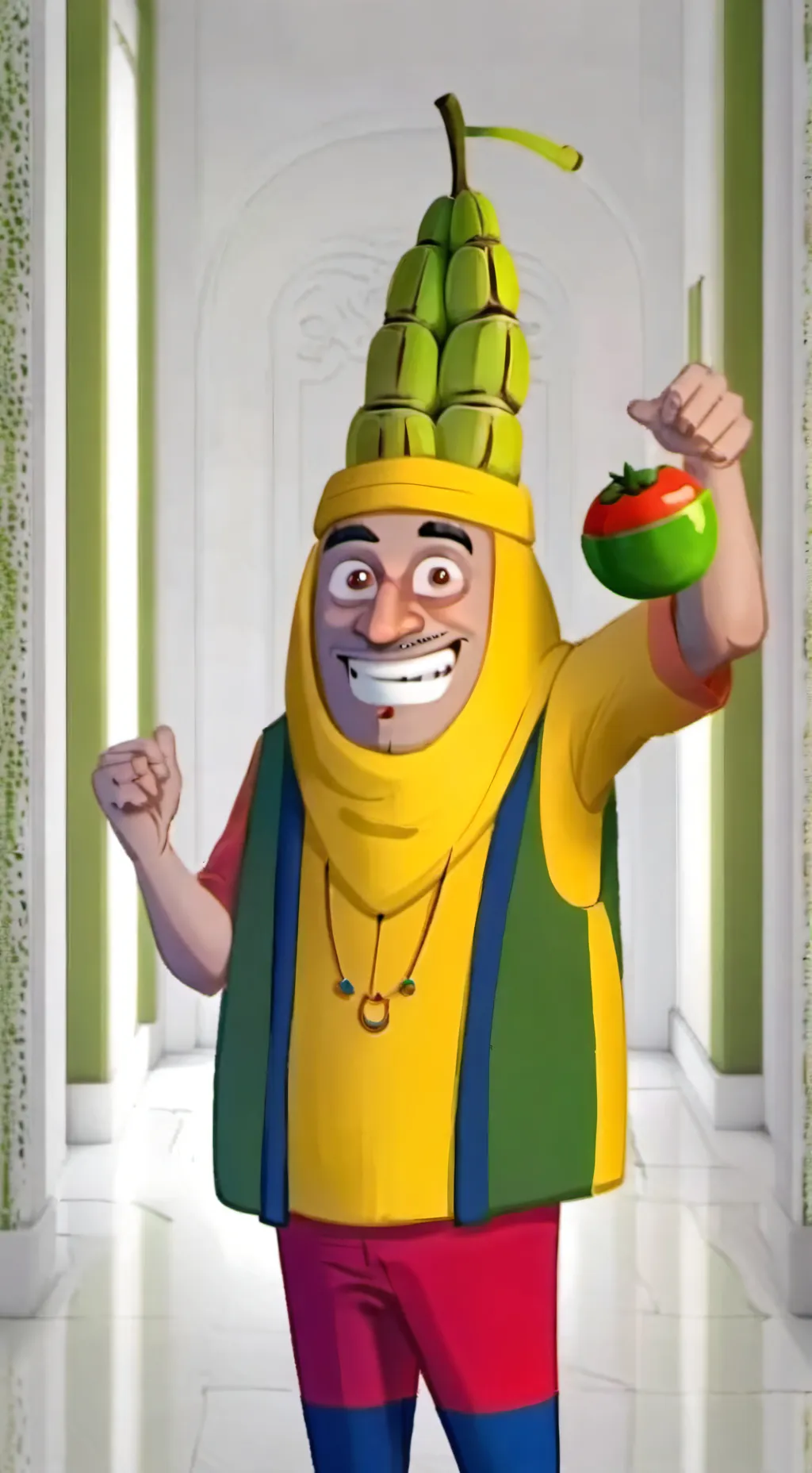 ai character: Bananlalaa  background