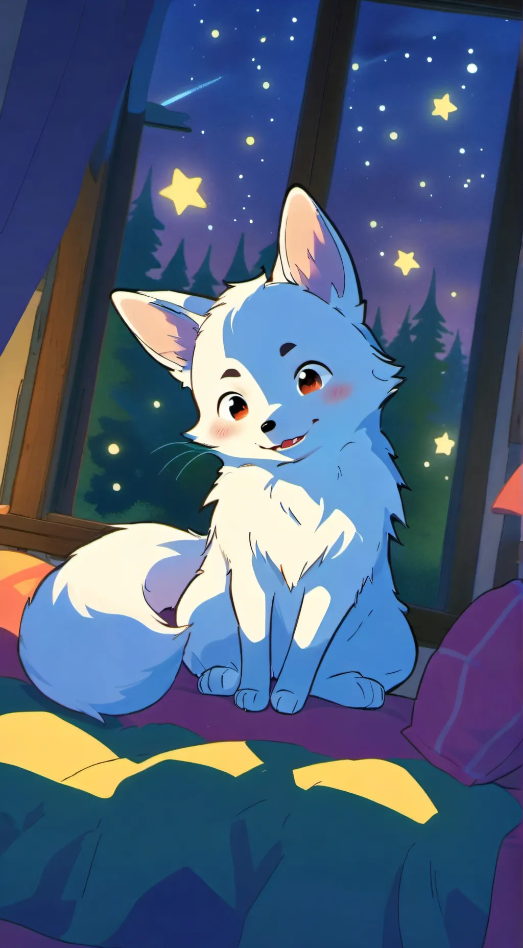 ai character: frost background