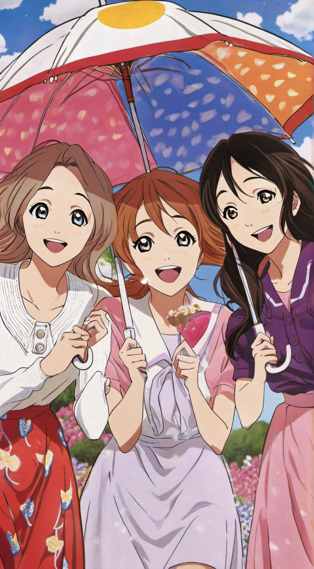 ai character: Susu, Luna e Gaia background