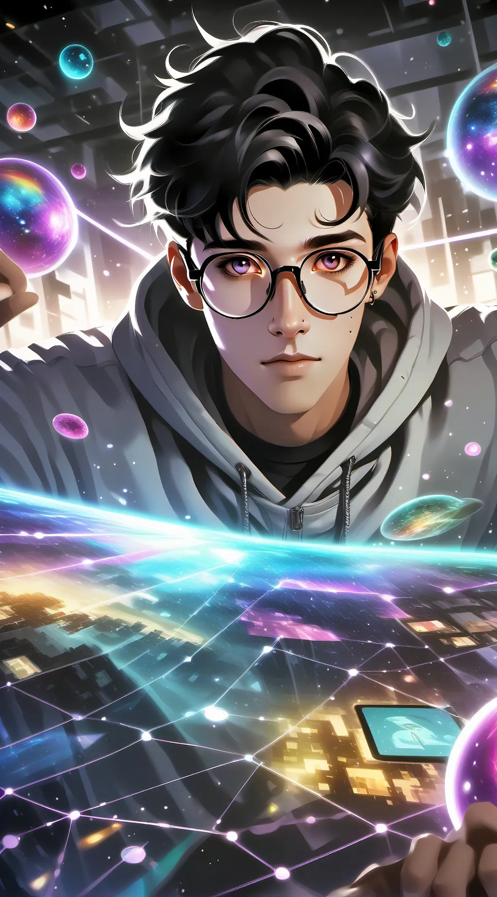 ai character: Prof. Memegineer background