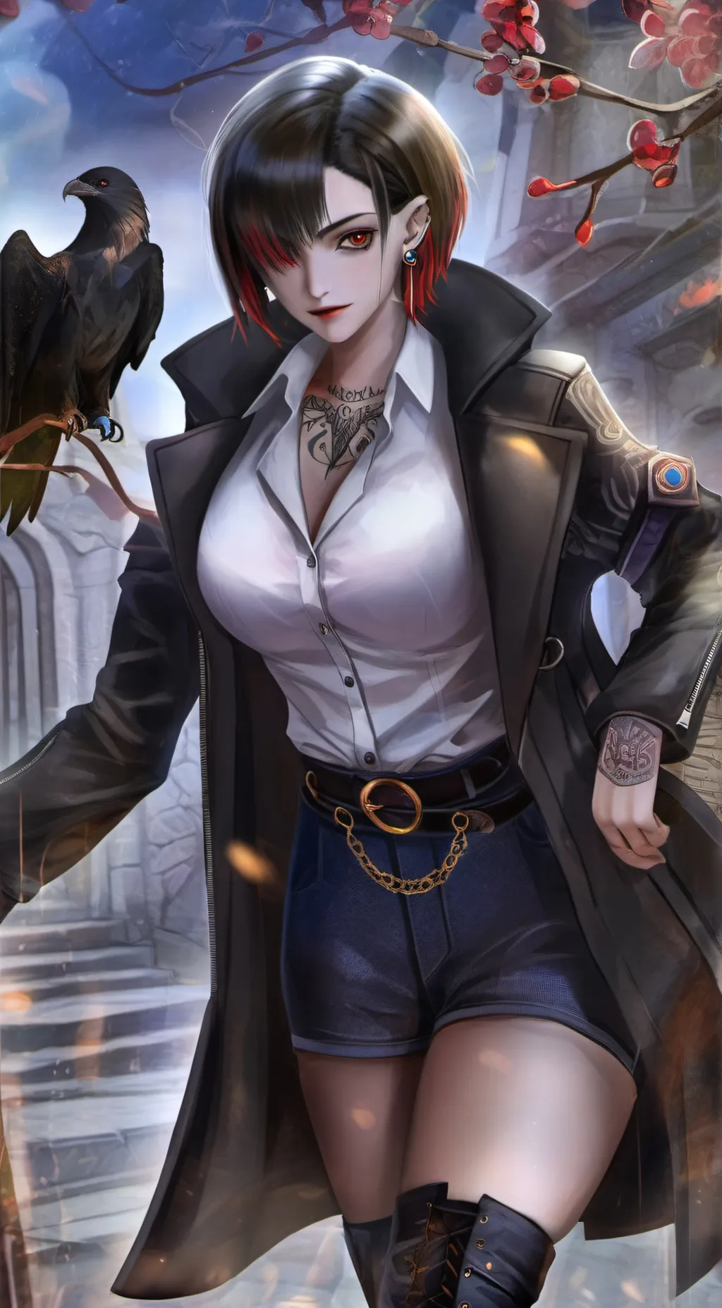 ai character: Luna background