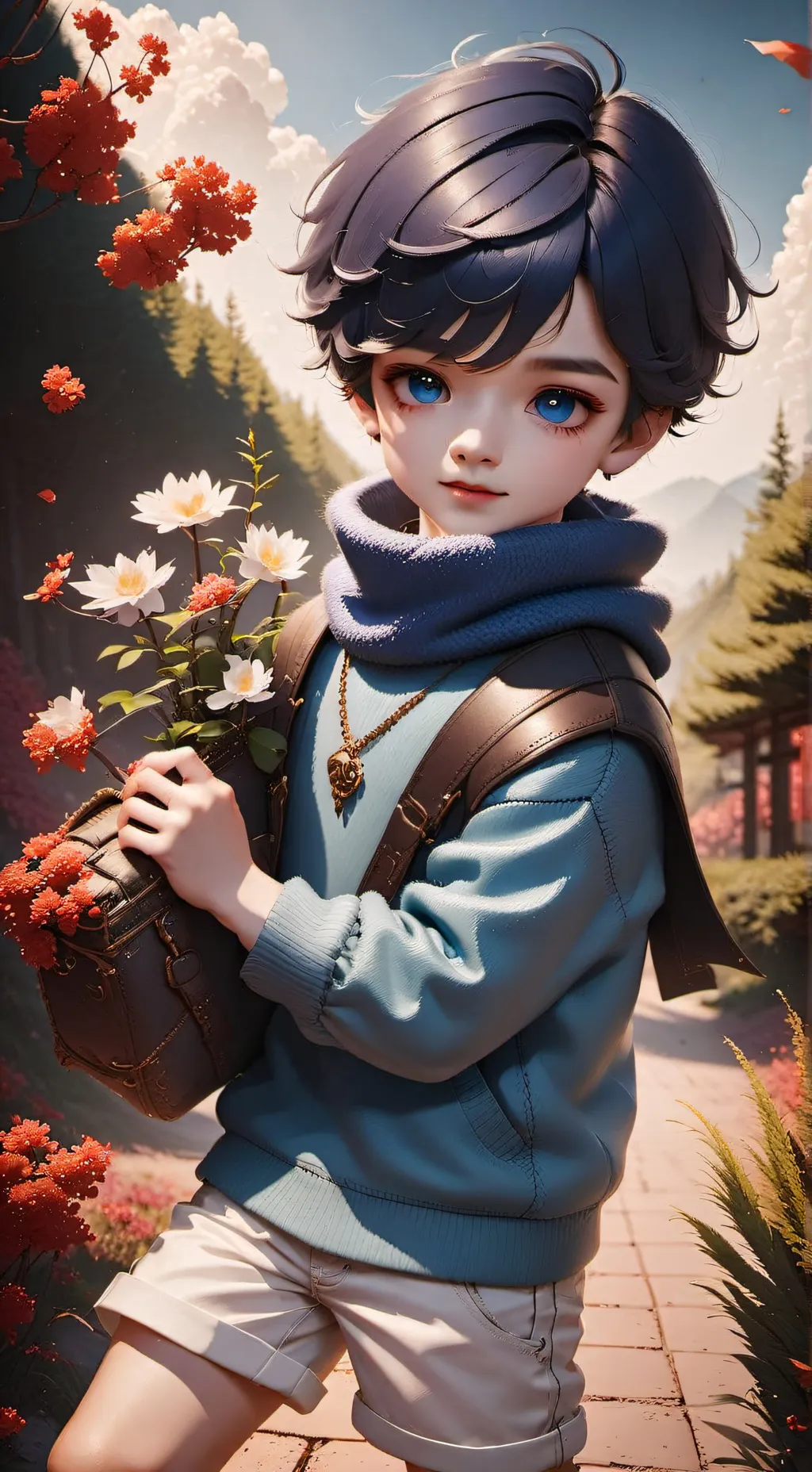 ai character: Lloyd 7th prince  background