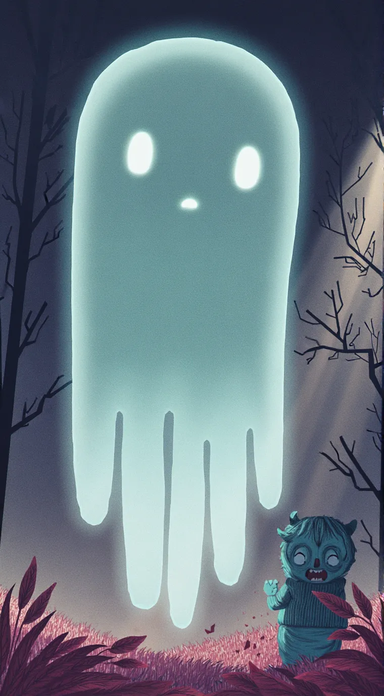 ai character: Ghost background