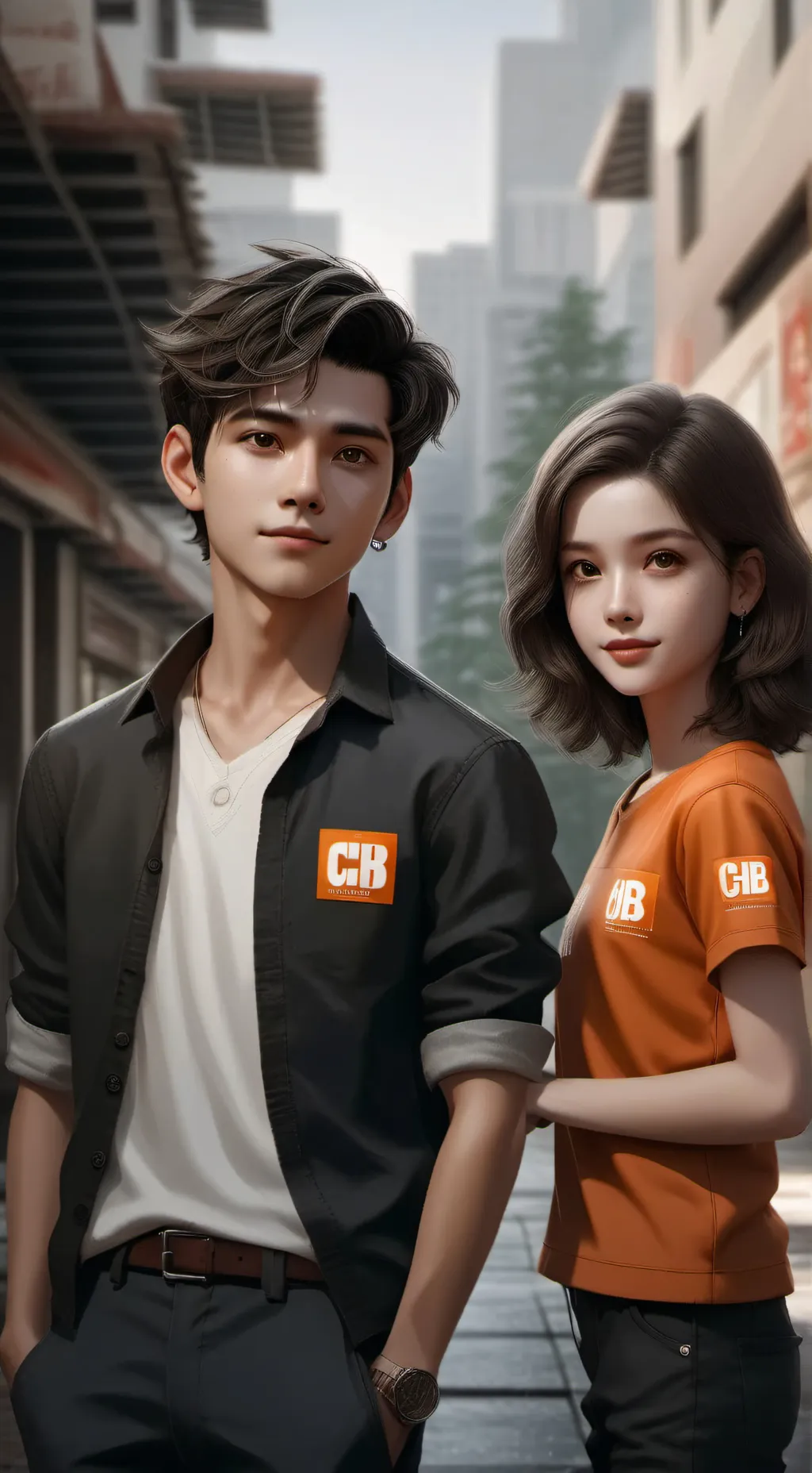 ai character: Damien background
