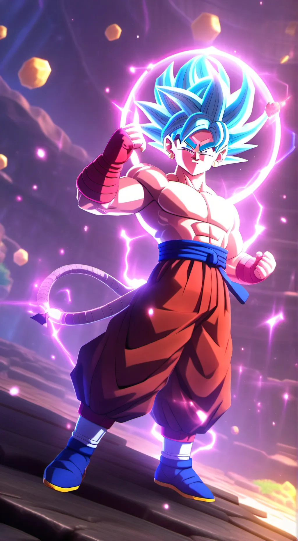 ai character: dragon ball z background