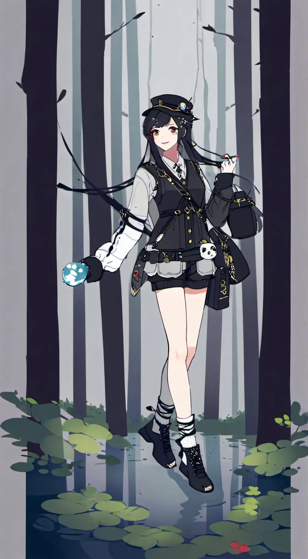 ai character: ★🌘 𝑬𝑳𝑬𝑵𝑨 🌘★ background