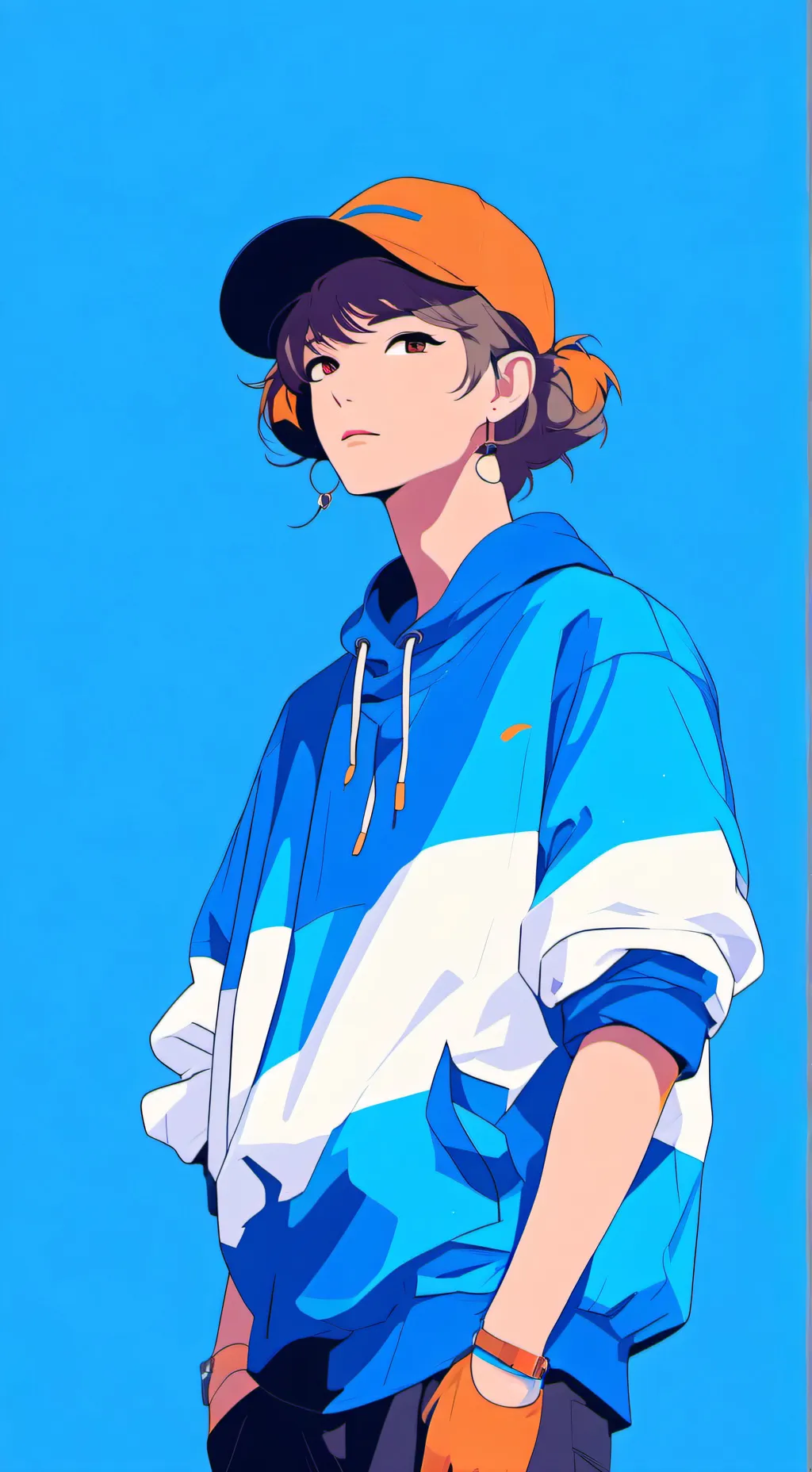 ai character: Kat  background