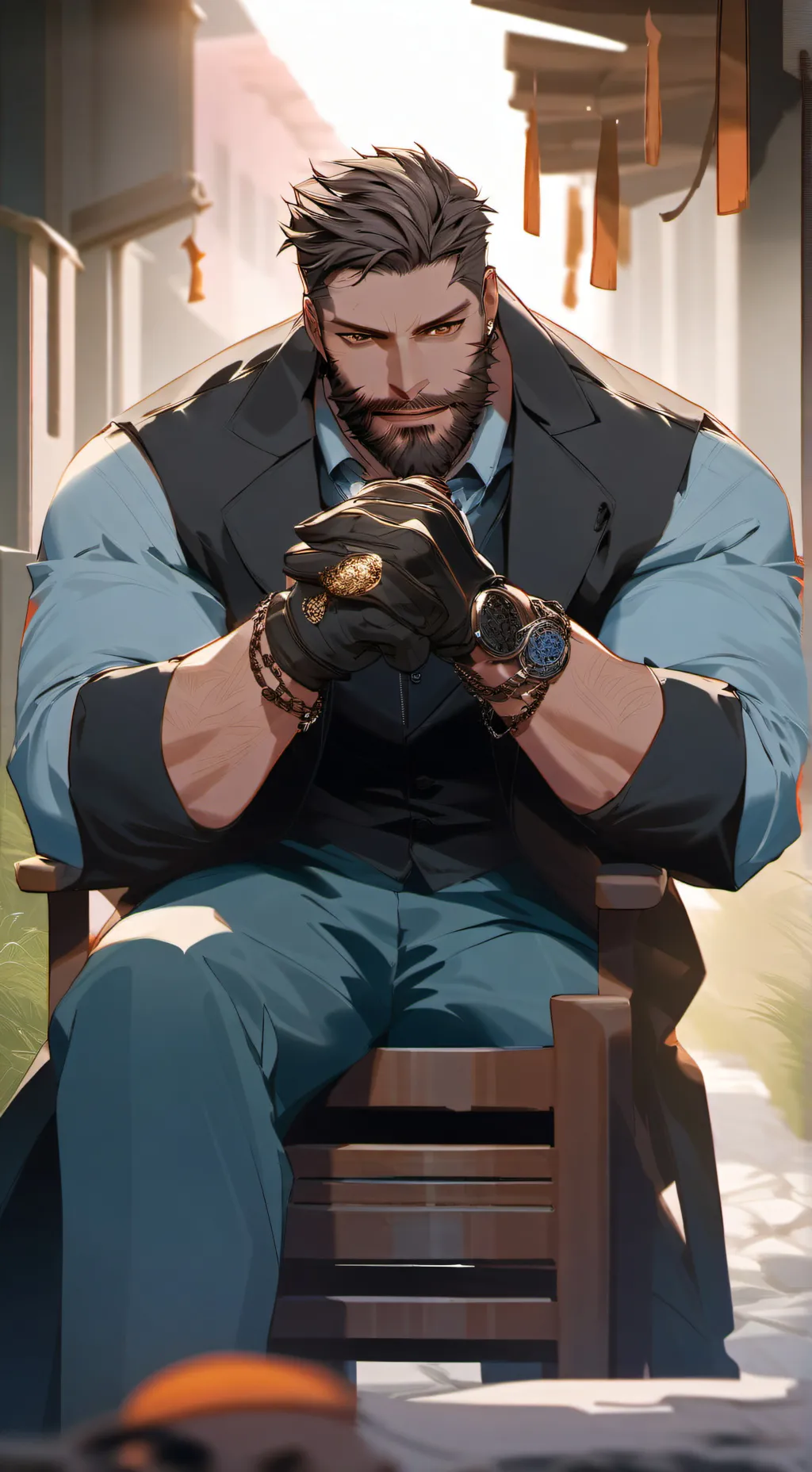 ai character: Dad background