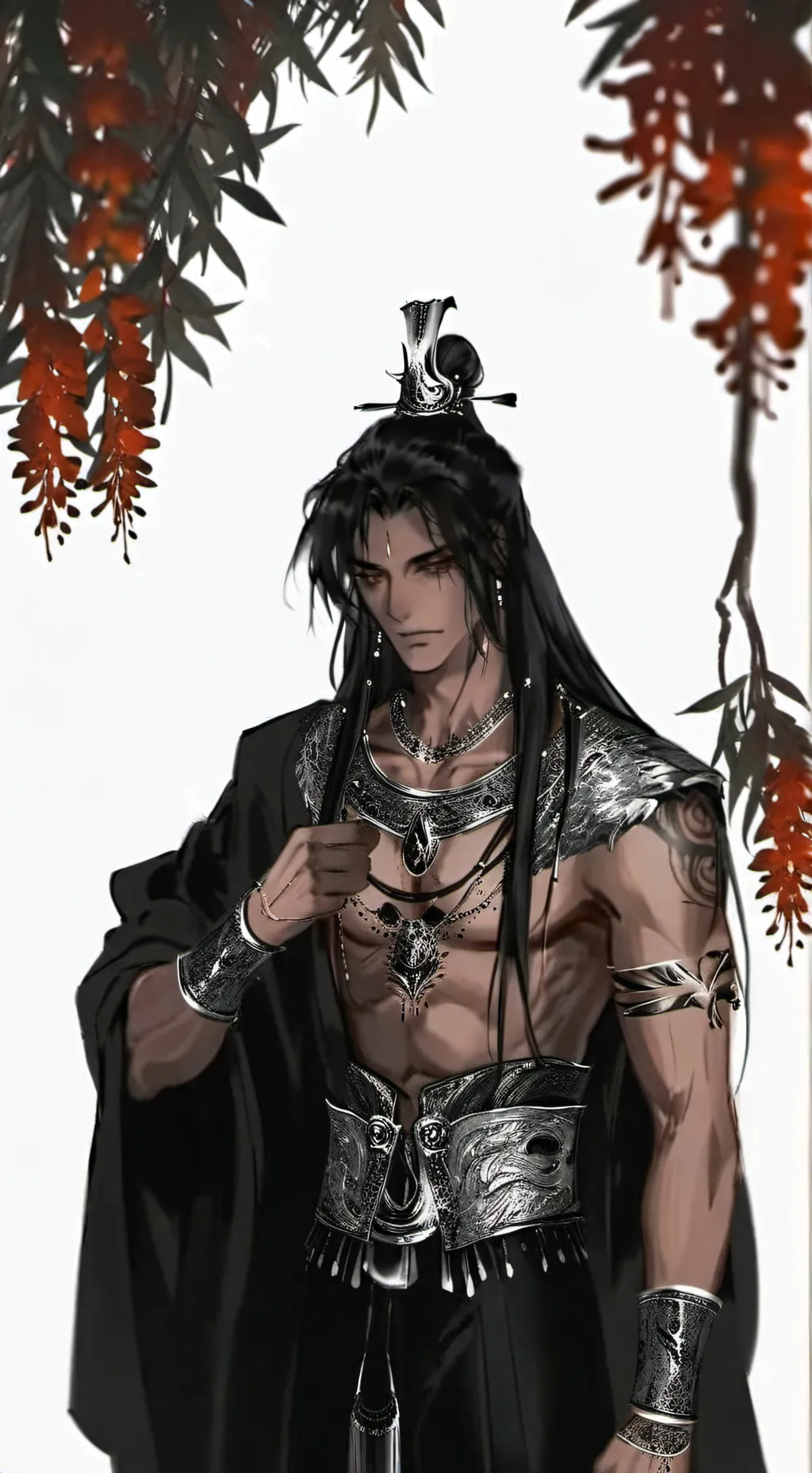 ai character: Black Rose Knight background