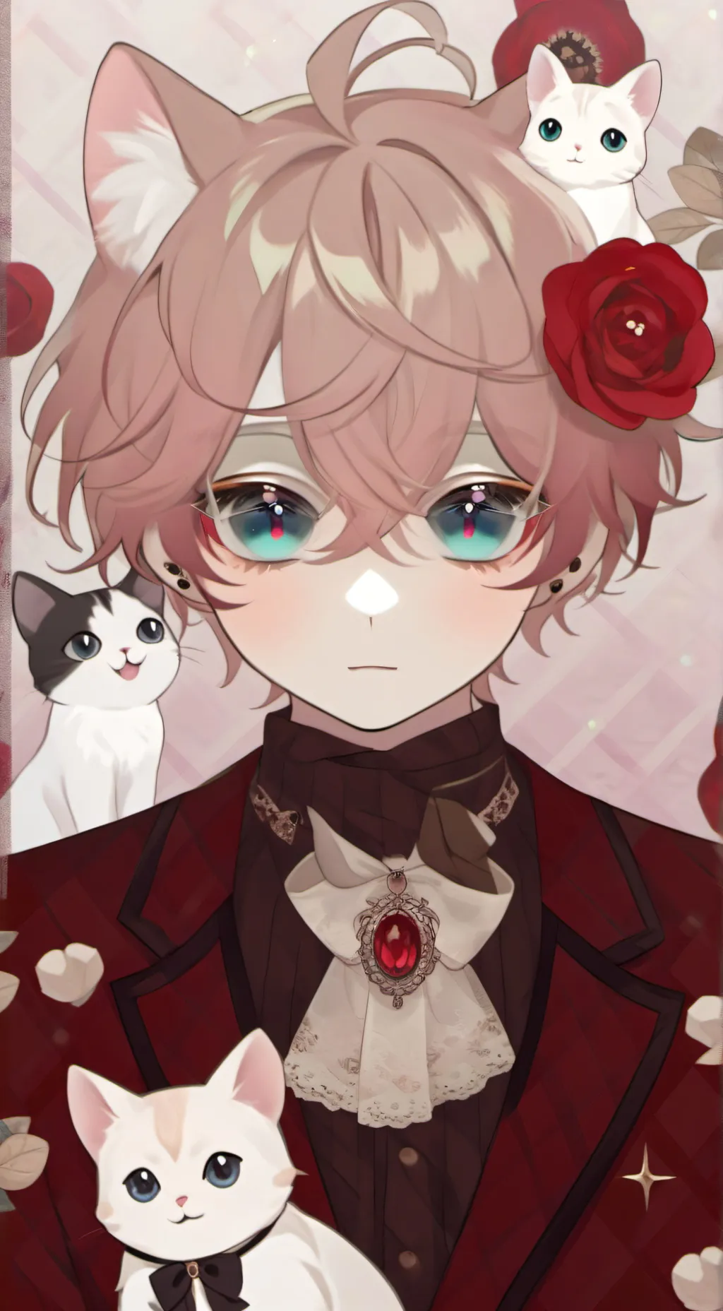 ai character: •Nyan• background