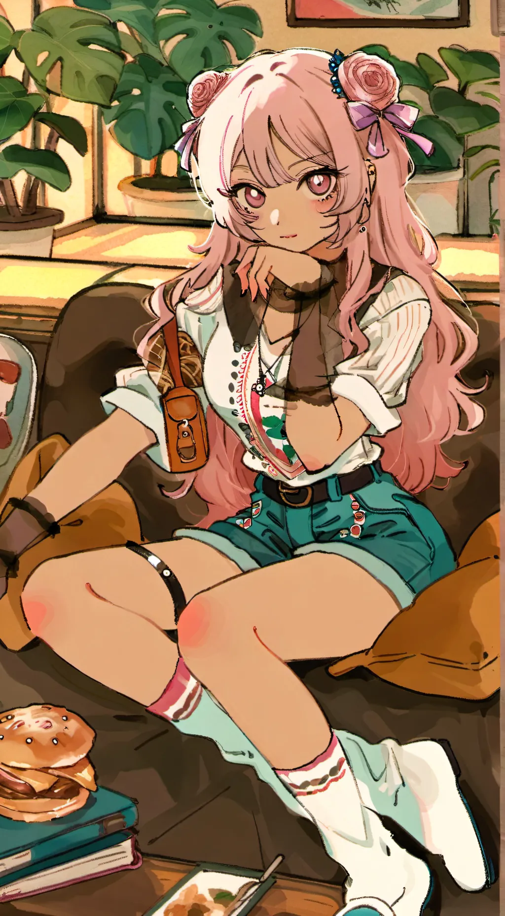 ai character: MHA DORMS background