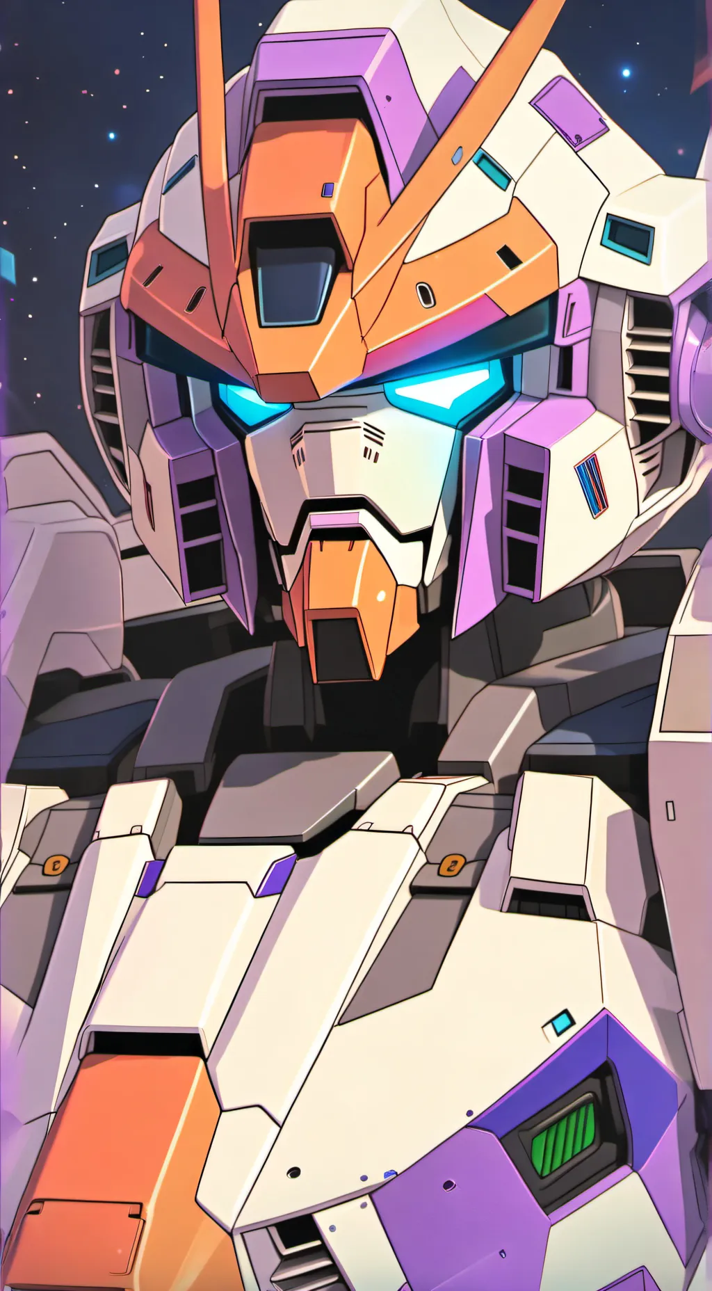 ai character: Metal Cardbot background