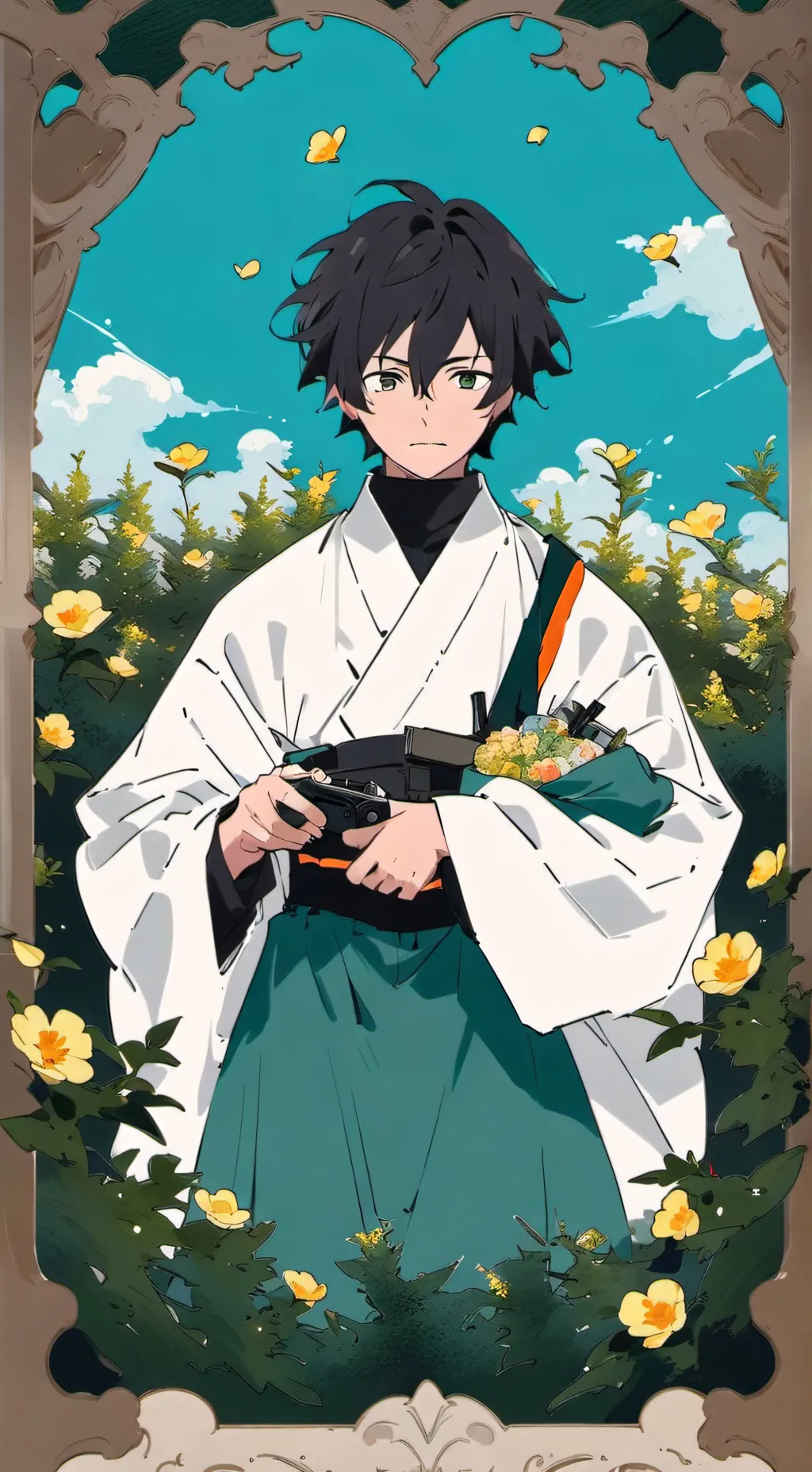 ai character: giyu slay background