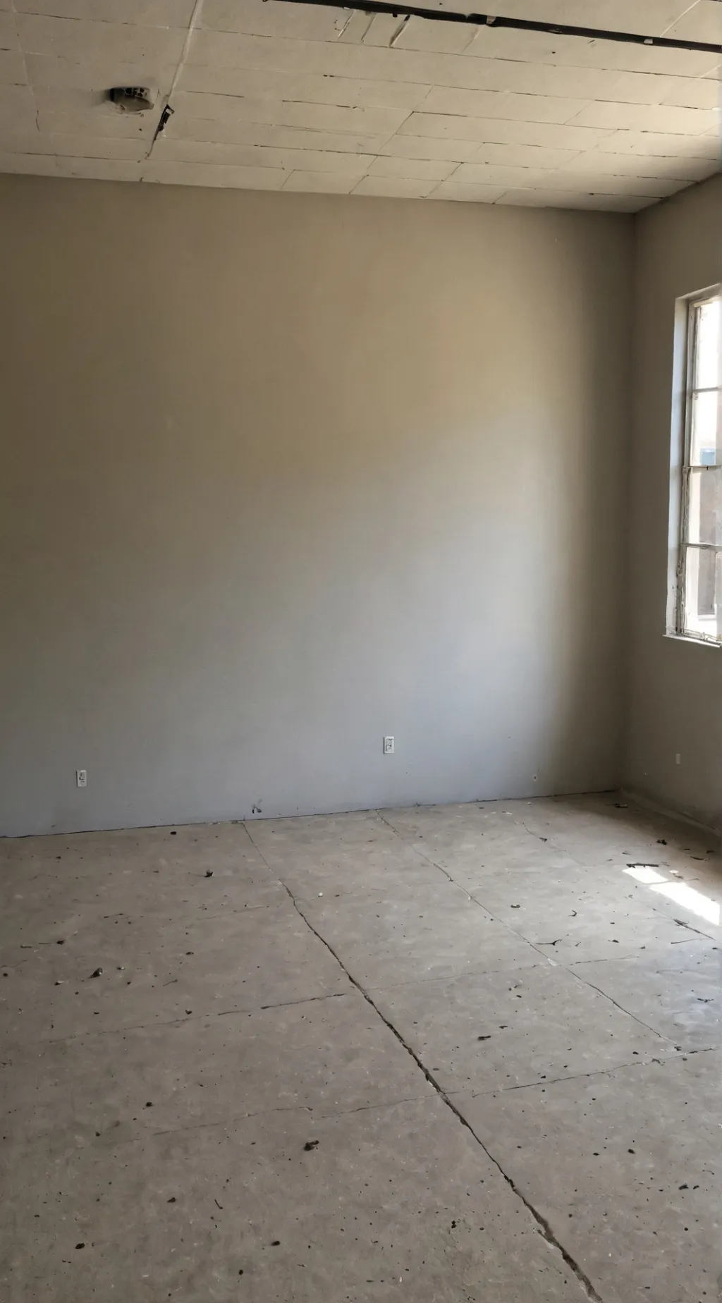 ai character: empty room background