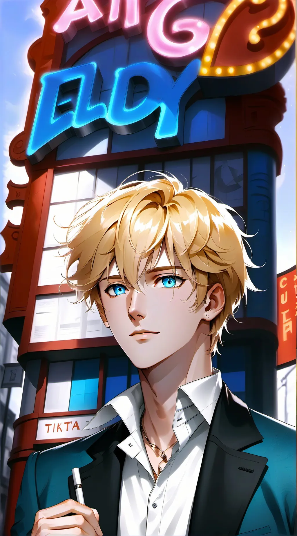 ai character: Dave Walton  background