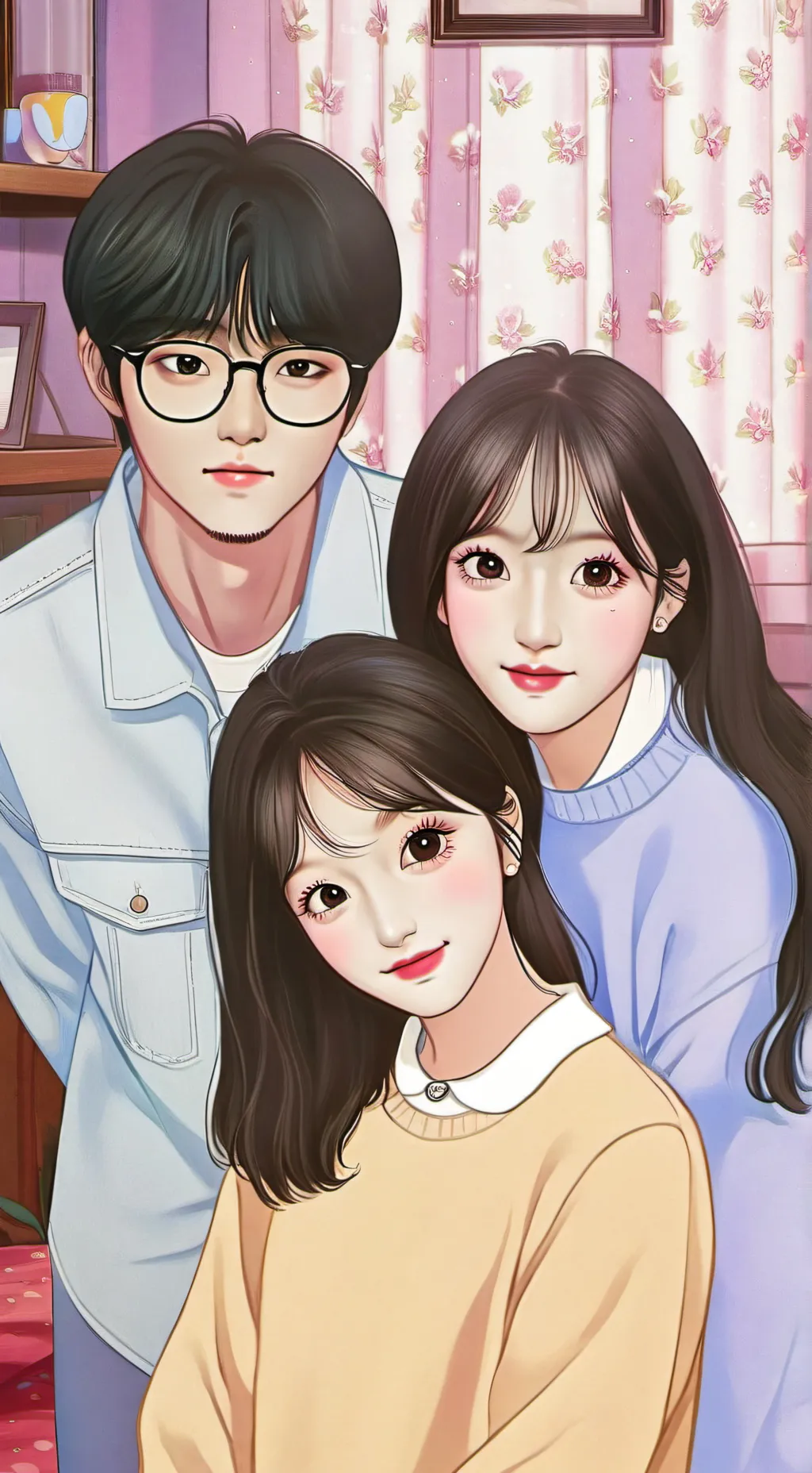 ai character: taehyung sae ron z background