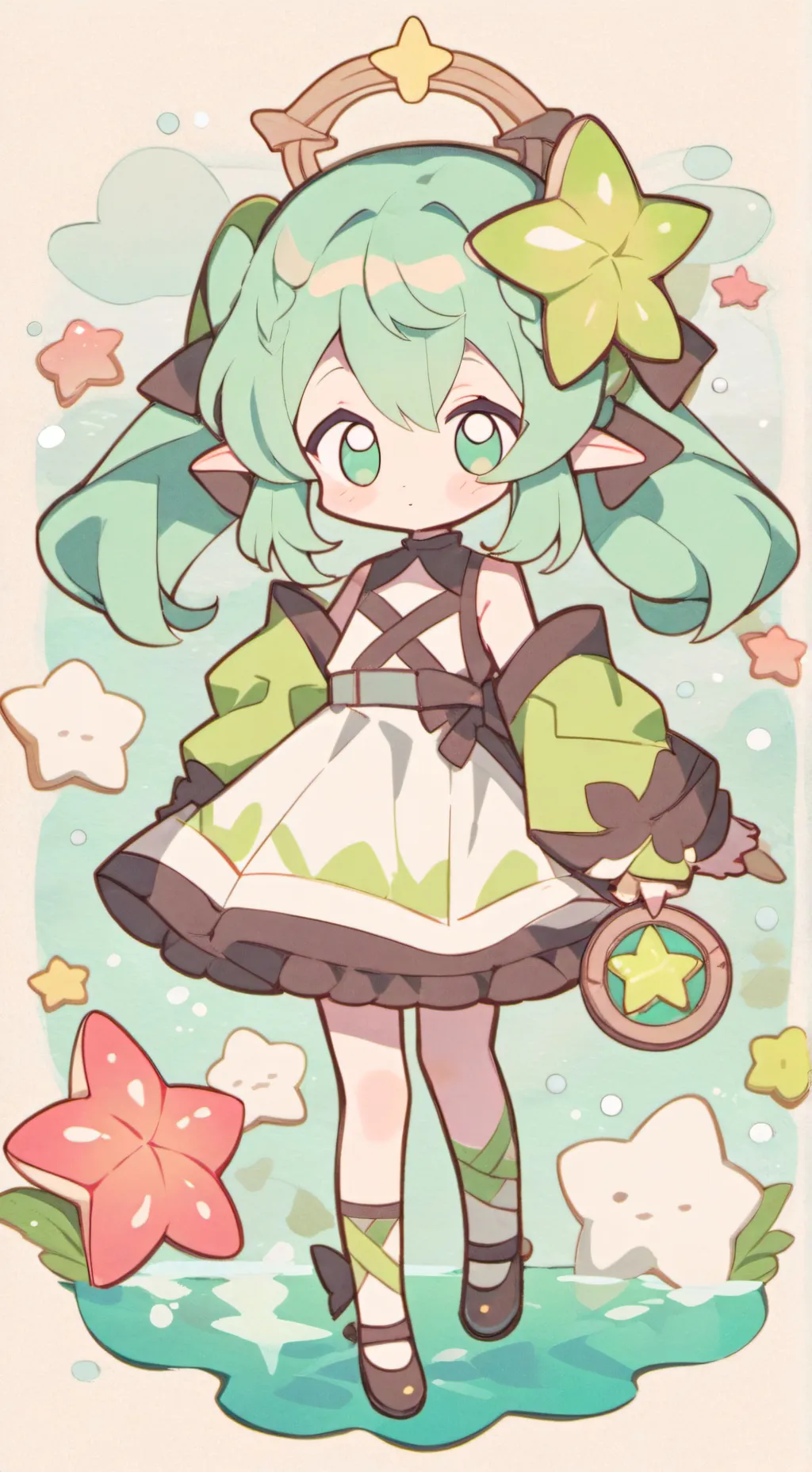 ai character: sfc+u! background