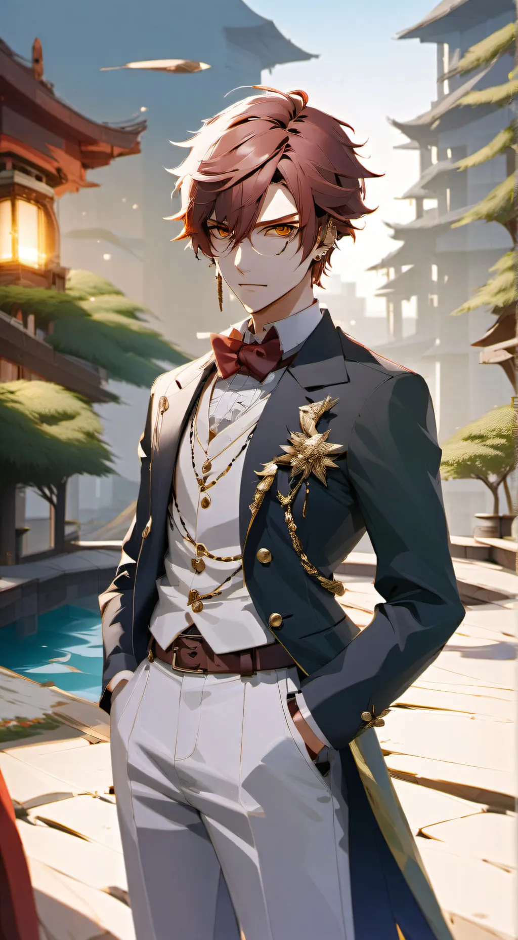 ai character: darkXwolf17  background