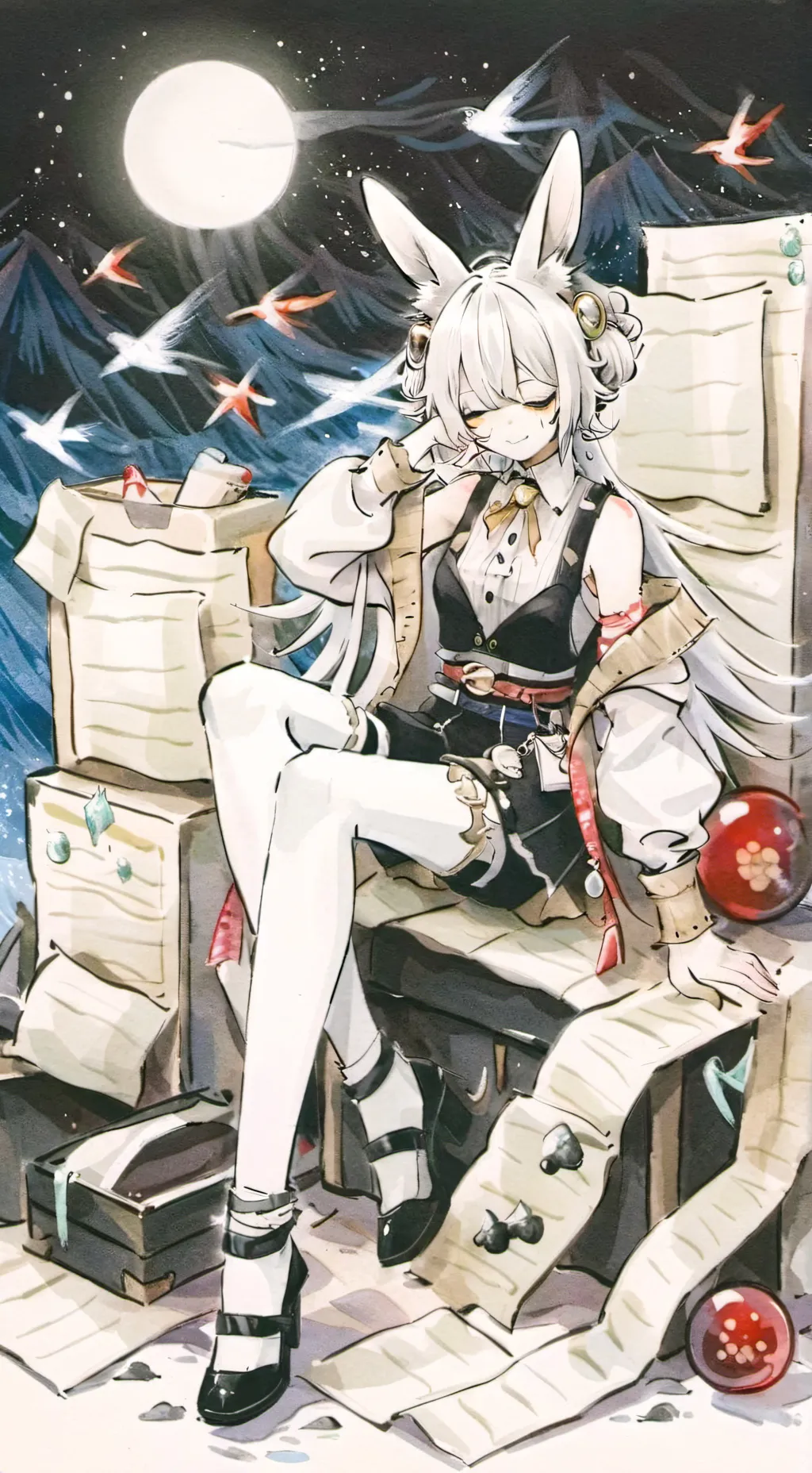 ai character: Arouma background