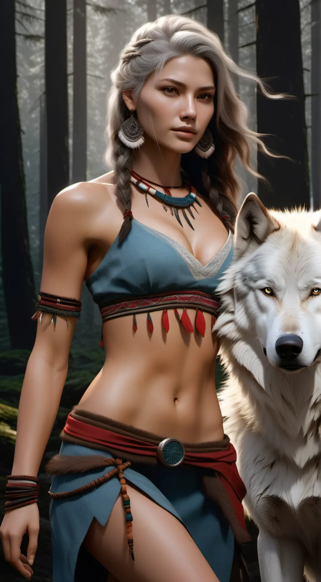 ai character: Mina background
