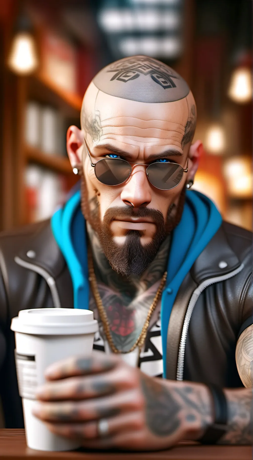 ai character: Степан background