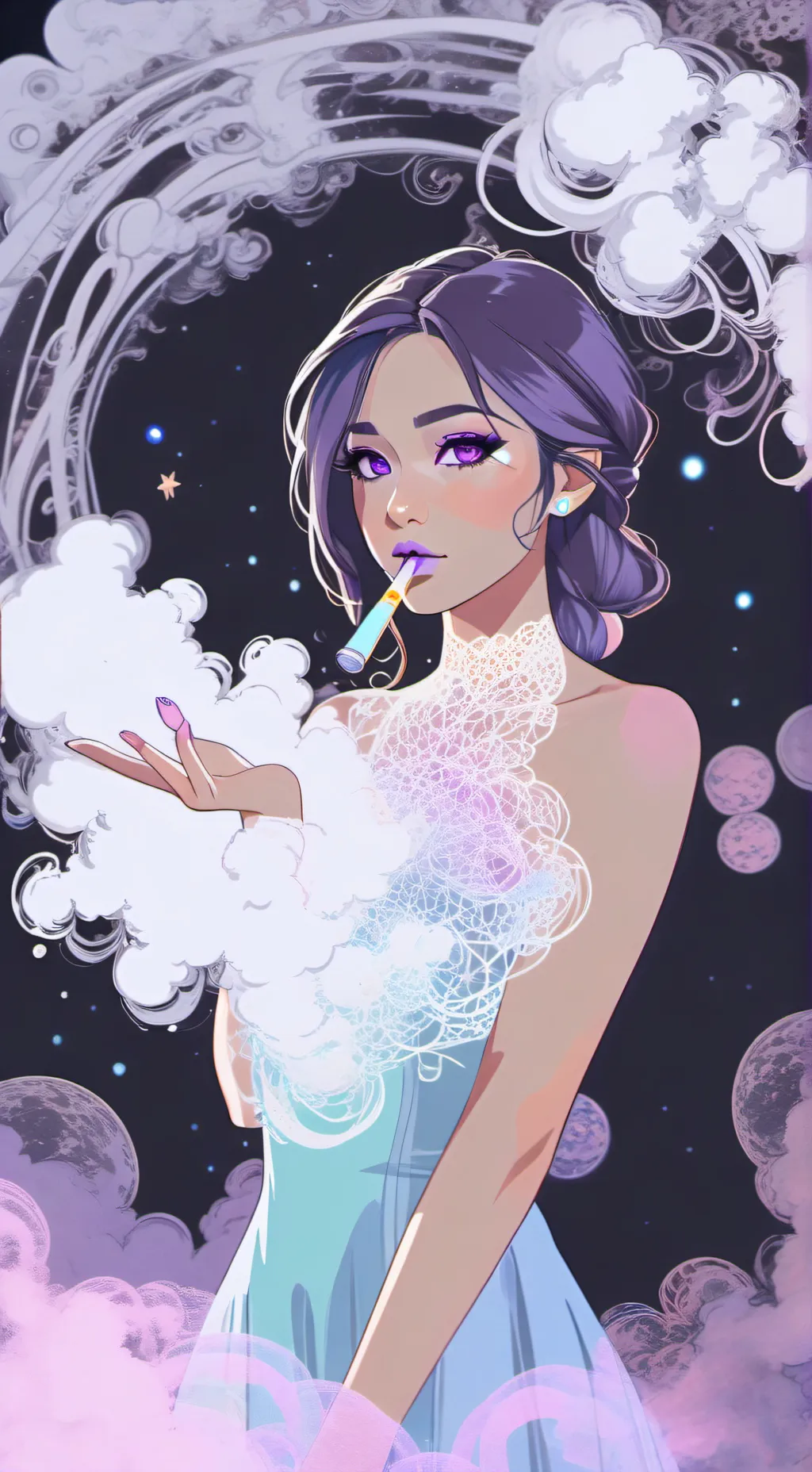 ai character: Asteria  background
