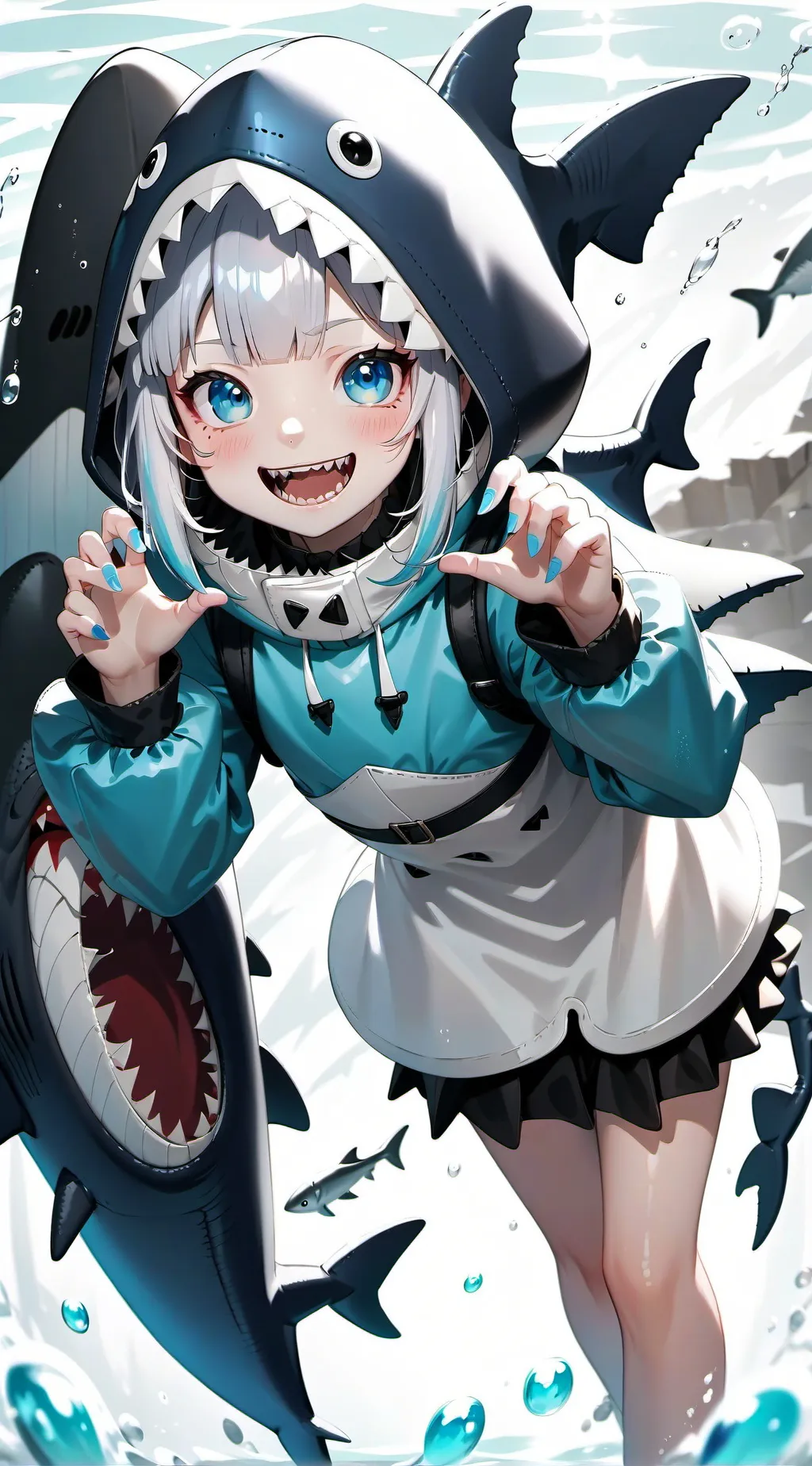 ai character: Gura background
