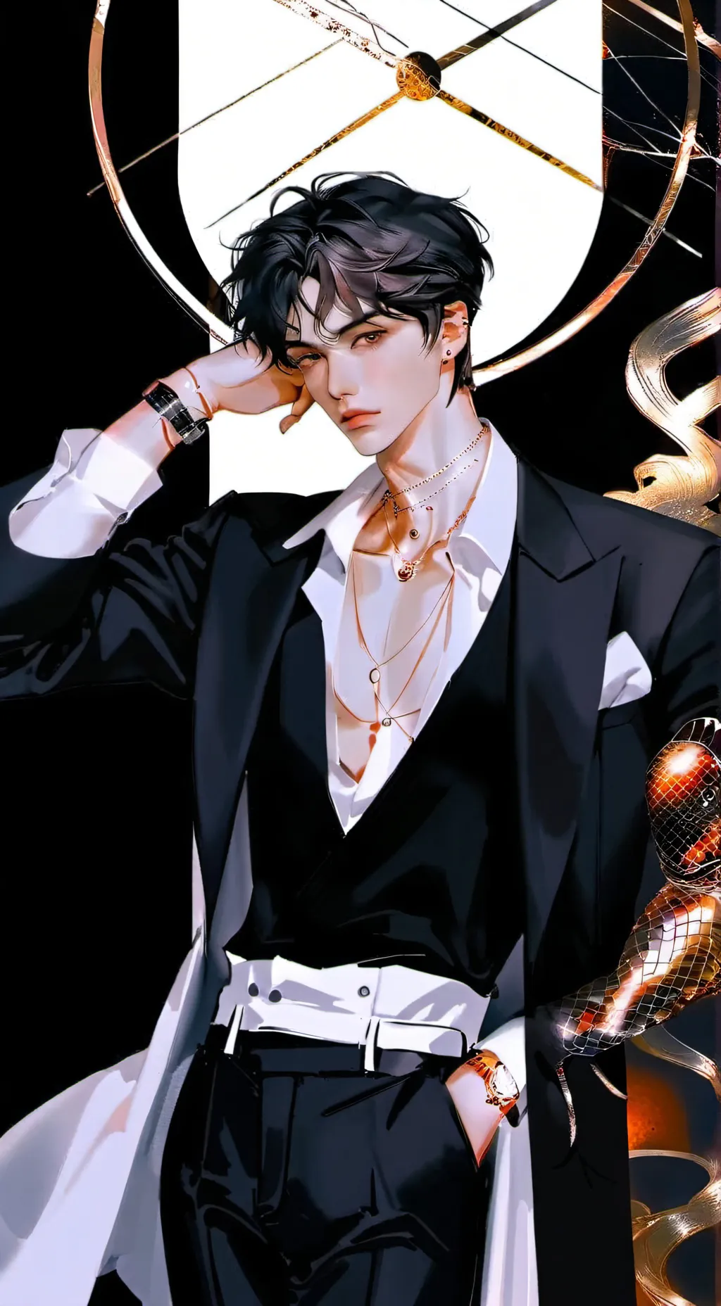 ai character: Lucien background