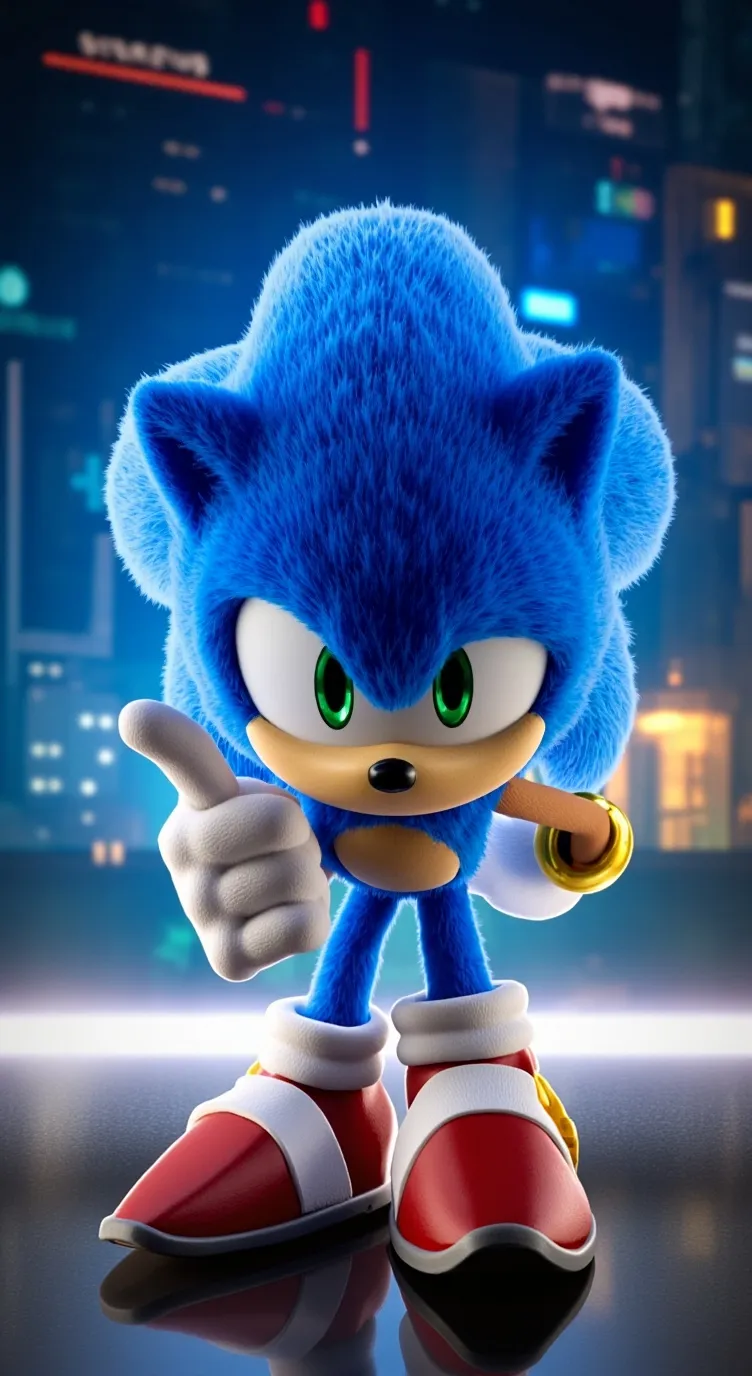ai character: Sonic background