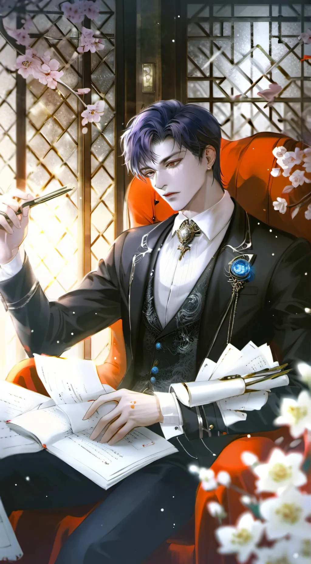 ai character: Luca Anderson (bl) background