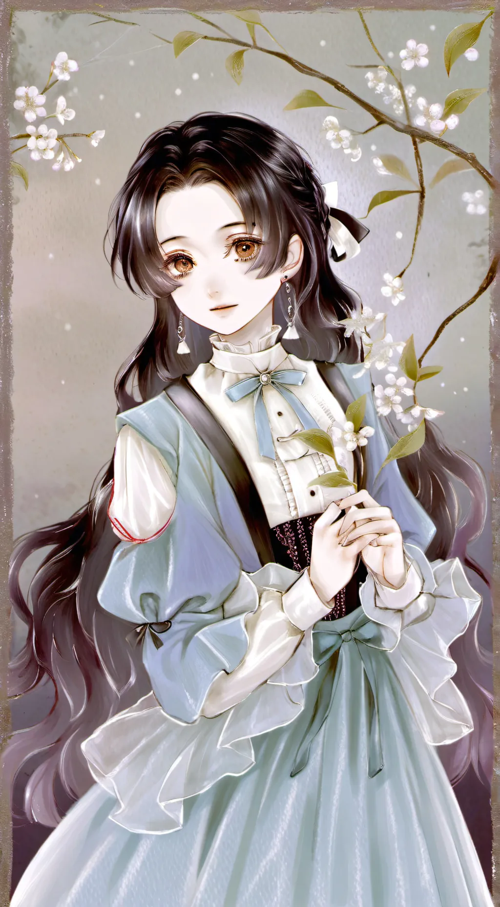 ai character: kanao tsuyuri background